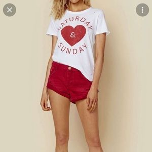 Chaser Saturday Sunday graphic tshirt